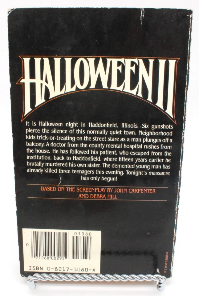 Halloween II (2) By Jack Martin 1981 Movie Paperback 3rd Printing Foto 2 de 4