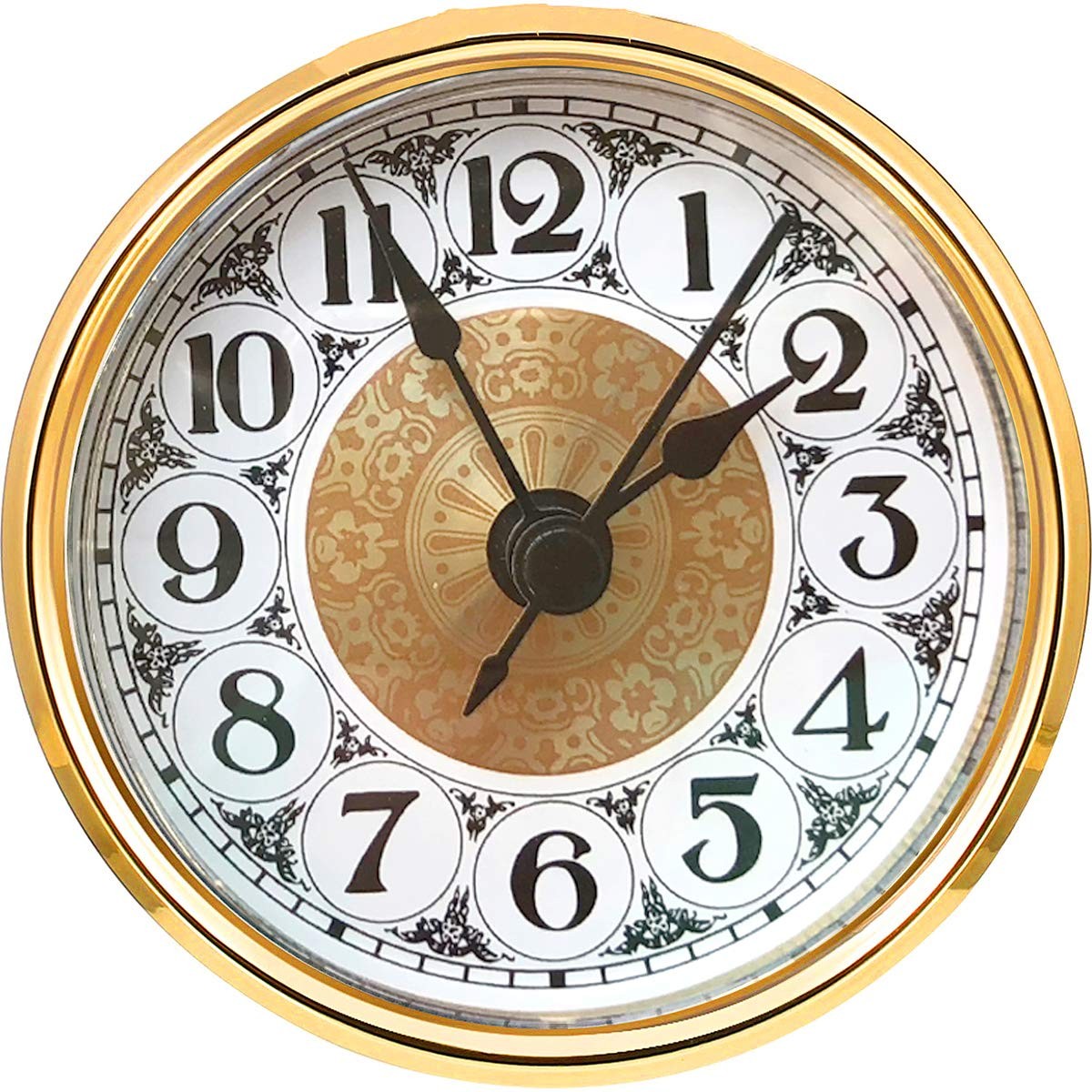 HILLHOME Mini Quartz Clock Insert 2.8 Inch (70 Mm) round Quartz Movement Miniatu