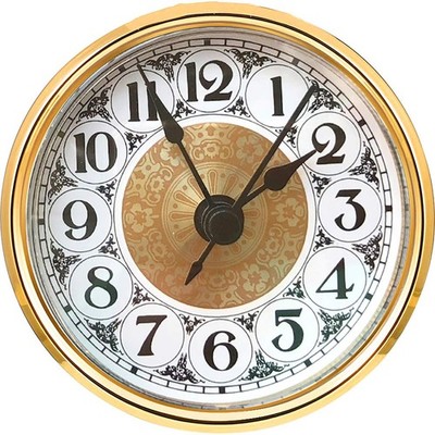 HILLHOME Mini Quartz Clock Insert 2.8 Inch (70 Mm) round Quartz Movement Miniatu