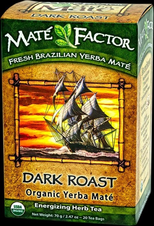 Темный обжаренный чай The Mate Factor, 20 пакетиков