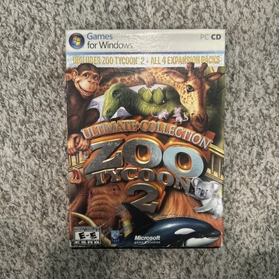 Zoo Tycoon 2 Ultimate Collection PC game (with sleave, case, 3 discs)