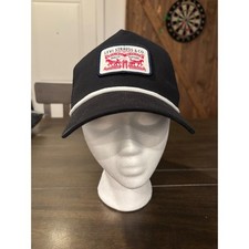 Levis Kids Black Trucker Hat Snapback Mesh Lo...