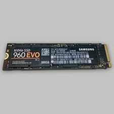 Samsung MZ-V6E500 MZVLW5000HAJQ 500GB SSD M.2 2280 NVMe PCIe 529 HOURS