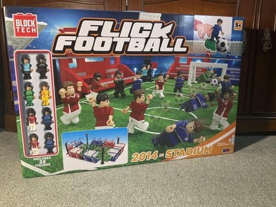 Flick, Build, Play! Block Tech Flick Fußball - Familienspaß | NEU IN HAND Fußball