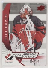 2019 Upper Deck Team Canada Juniors Exclusives 115/250 Genevieve Lacasse #61 2zq