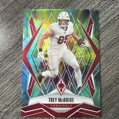2025 Panini Phoenix Trey McBride Colorburst /10 Arizona Cardinals