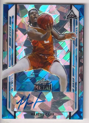 MARCUS CARR 2022-23 LEAF METAL BASKETBALL AUTOGRAPH AUTO CARD #D 16/25