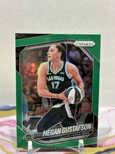 Megan Gustafson Green Prizms Panini Prizm WNBA - Green Prizms 49 Aces