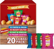 Walkers Classic Variety Multipack Crisps Box 20x25g