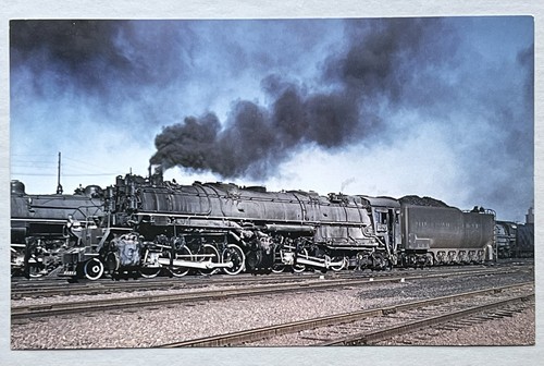 DULUTH MISSABE IRON RANGE RAILWAY #220 TRAIN Photo Postcard VANISHING VISTAS VTG