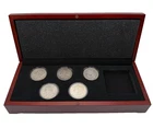 San Francisco Morgan Silver Dollar 5-Coin Set, 1884-S to 1888-S, in Box