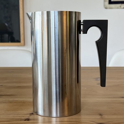 Arne Jacobsen Stelton Denmark Cylinda Line Wasser Servierkanne Edelstahl