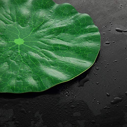 12 Pieces 4 Kinds Artificial Lotus Leaves Floating Foam Ornament Lily Pads - Bild 5 von 7