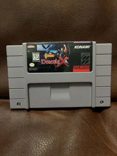 Castlevania Dracula X (SNES, 1995) Authentic - Cart Only - Tested & Working