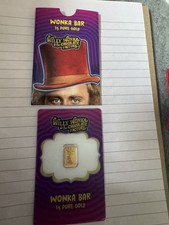 PAMP Willy Wonka 1g Gold 24ct Bullion Bar - 2026 With Sleeve - NEW!
