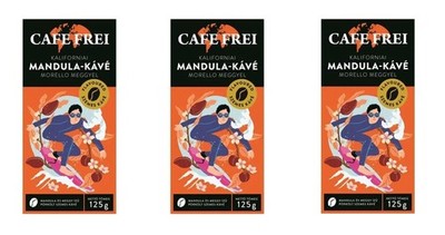 (3)CAFE FREI ALMOND&SOUR CHERRY FLAV. WHOLE BEAN COFFEE 125GR 3X125GR INCL.DUTY