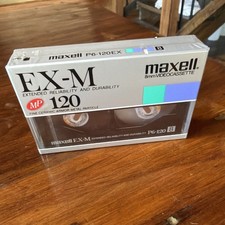 MAXELL 8 EX-M P6-120EX Video Cassette VCR/Camcorder 8mm 025215281013 NEW SEALED