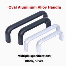 Aluminium Handles Elliptical Cabinet Door U-Shape Industrial Handle 