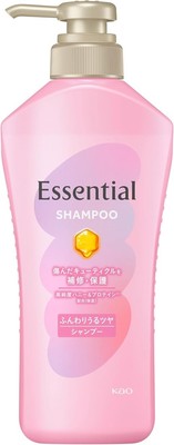 Kao Essential Soft and Shiny Shampoo Pump 450ml Floral Bouquet Duft