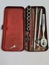 Vtg Firestone Tires 14 Socket Set Logo Mechanic Auto Truck Gas Oil Collec Vtg Firestone Tires 14 Socket Set Logo Mechanic Auto Truck Gas Oil Collec
