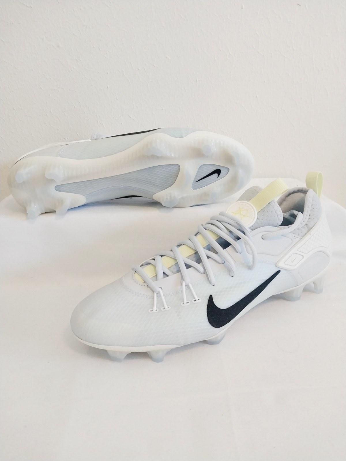 Nike Alpha Huarache 9 Elite Low Lax Grey Football Cleats Mens Size 13 thumbnail 2