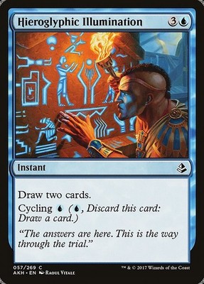 Hieroglyphic Illumination Foil Amonkhet 57 NM MTG