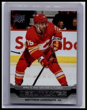2023-24 Upper Deck #DD-11 Matthew Coronato Debut Dates