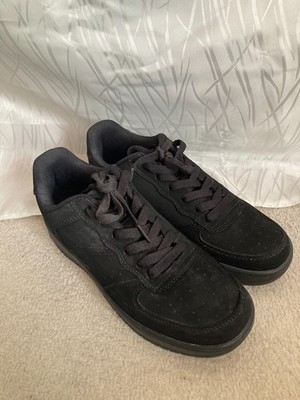 Vty Turnschuhe schwarz, samt, Gr. 39