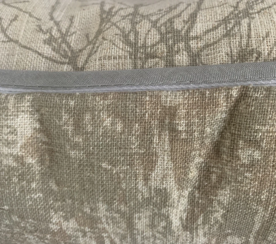 Moose Stag Elk Embroid Lodge Cabin Hunt Cottage Accent Throw Pillow Man Cave 17” - Image 4 of 4