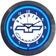 Neonetics 8CHEVY Gm Genuine Chevy Neon Clock