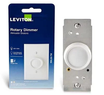 Trimatron Rotary Dimmer Switch for Dimmable LED, Halogen and Incandescent Bulbs
