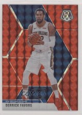 2019-20 Panini Mosaic Red Prizm Derrick Favors #186 fm0