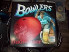 Vintage 1985 Budweiser Beer Bowling Wall Mount Light Up Advertising Sign