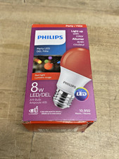 **NEW** RED HOLIDAY LIGHTS Philips 8A19/LED/R...