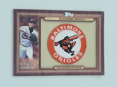 2011 Topps #TLMP-RAL Roberto Alomar Throwback Logo Manufactured Patch