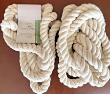 Nautical Rope Cotton 6.8 Ft. x lot of 2 for Decor or Crafts Brand New 