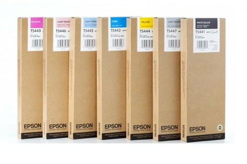 Original Tinte EPSON Stylus Pro 9600 7600 4000 / T5441 bis T5448 OVP Cartridges - Picture 10 of 10