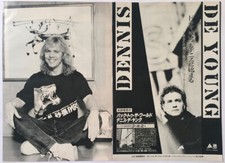 STYX TOMMY SHAW DENNIS DeYOUNG BRYAN ADAMS 1986 CLIPPING JAPAN ML 4A 5PAGE