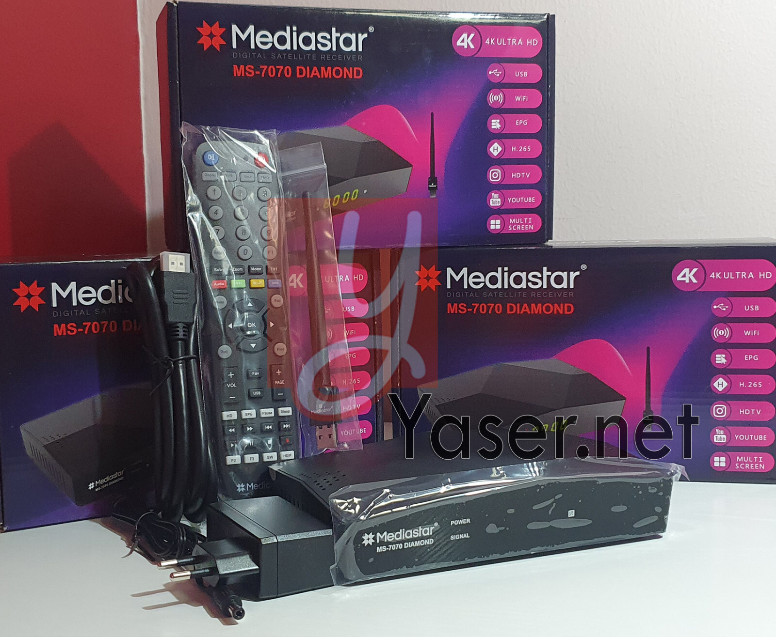 MS 7070 DIAMOND 4K Digital Satellite Receiver eBay