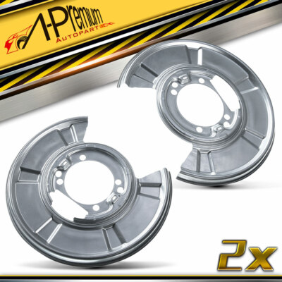 A-Premium Rear Side Brake Dust Shields for Mercedes Benz W906 Sprinter 2500 3500