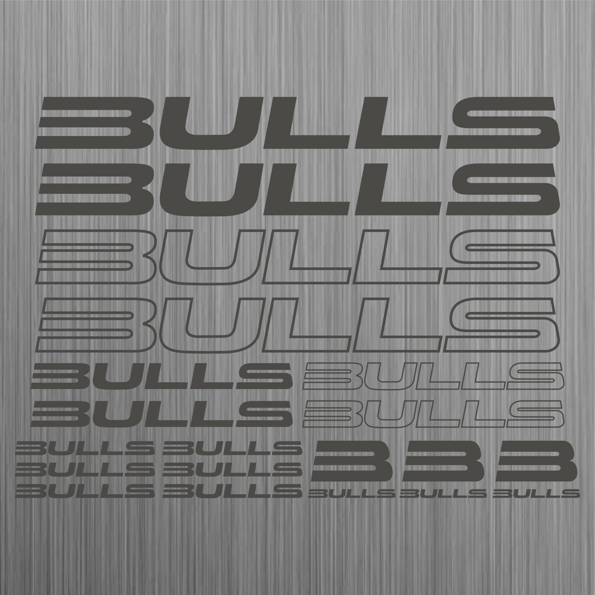 BULLS aufkleber sticker fahrrad bike mtb bmx road decal 17 Stcke Piecess |  eBay