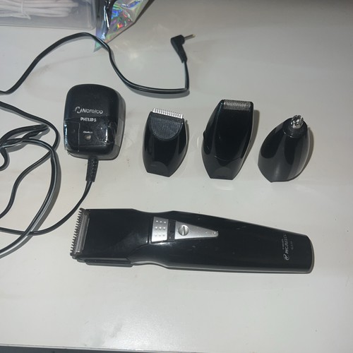 Philips Norelco Beard & Hair Trimmer Rechargeable G370 w/ charger & Attachmets