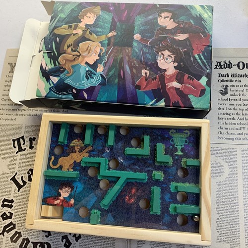 LitJoy Harry Potter Triwizard Tournament Wooden Maze Labyrinth Game Toy & Box - Picture 2 of 7
