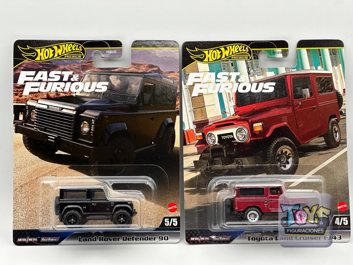 Lot Of 2 Hot Wheels Premium Fast & Furious Toyota Land