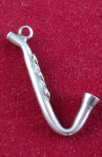 Sterling SILVER Charm 3-D SAXOPHONE SAX