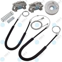FüR Ford Focus 98-05 Fensterheber Reparatursatz Reparatur Seilzug - Vorne Rechts
