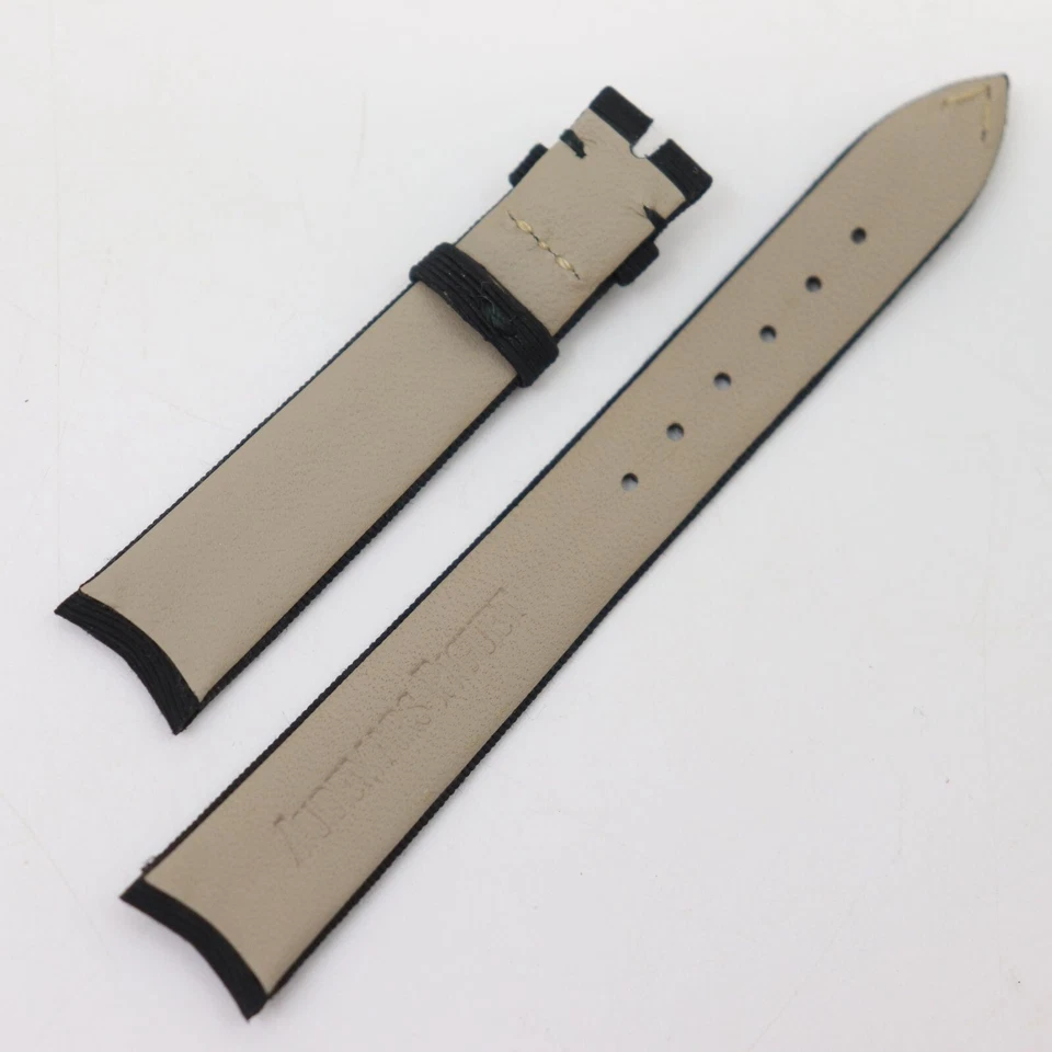 AUDEMARS PIGUET Correa de Reloj Original Cuero Negro 14mm Damas Directo de Japón Foto 2 de 4