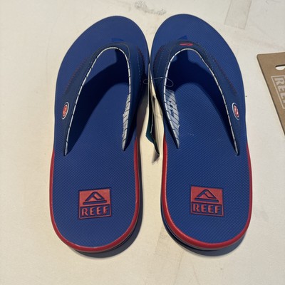 REEF Fanning X MLB Chicago Cubs Bottle Opener Sandals Mens 