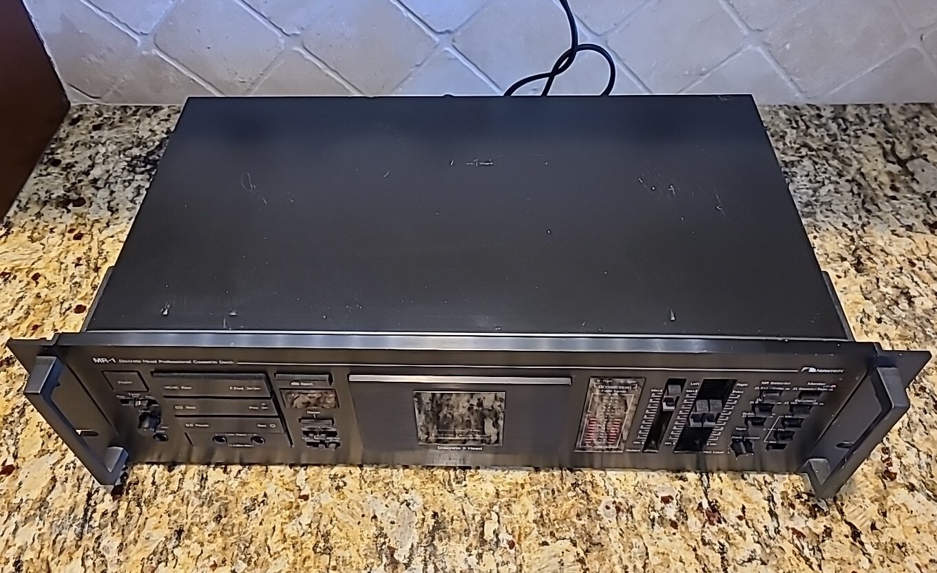 Nakamichi MR1 Professional 3 Head Cassette Deck. XLR, 1/4" and RCA