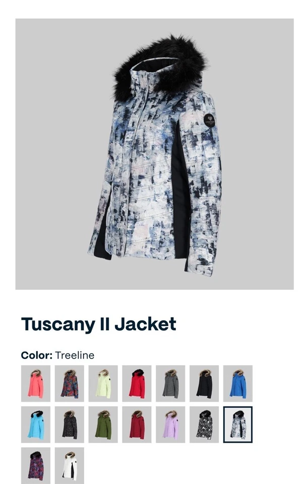 Obermeyer Women's Tuscany II Jacket - Treeline Blue 8, NEW MSRP $279 - Image 2 of 4